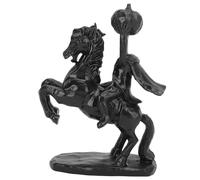 Yechiry Statuetta Decorativa di Halloween del Cavaliere Senza Testa Realizzata a Mano con Zucca, Dimensioni Perfette per Decorazioni per la Casa Gotiche, 22 Cm