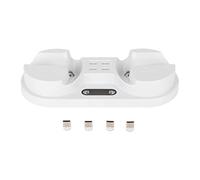 Yechiry Stazione di Ricarica Doppia VR2, Dock di Ricarica per Controller, 4 Caricabatterie con Interfaccia Magnetica di Tipo C, Indicatore LED di Rapida da 1,5 Ore, Ideale per Controller PS VR2 Sense