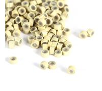 Yechiry Strumenti per Estensioni dei Capelli in Silicone Morbido Collegamenti 3X5mm per Installazioni Non Rilevabili 2000 Colori Misti (1000PCS)