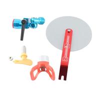 Yechiry Strumento Accessorio Guida di Spruzzo Universale da 7/8 Pollici con Deflettore Antispruzzo Durevole per la Finitura dei Bordi dello Spruzzatore di Vernice Airless - Include Guarnizione