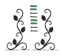 Yechiry Sturdy Wall Plant Hook for Home Decoration (BLACK) | Realizzato in ferro resistente, ideale per vasi e luci, forte capacità di carico, adatto a vari ambienti come i giardini