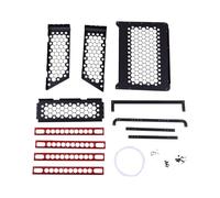 Yechiry Supporto per Ams Stand Rack, Doppia Unità, Risparmio Spazio | Accessorio per Stampante 3D in Lega di Alluminio, Compatibile con P1S P1P X1C X1E, Storage Modulare con Base in schiuma.