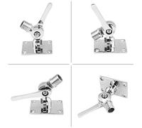 Yechiry Supporto per Antenna a Doppio Asse in Acciaio Inossidabile 316, | Resistente, lucidato a specchio, resistente alla corrosione, adatto a filettature marine standard