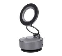 Yechiry Supporto Telefono Auto, Magnete Aspirazione Parabrezza (BLACK) | Supporto per Dashboard, Nano Aspirazione, Pad Lavabile, Silicone in Lega, Superfici in Plastica, Compatibile con Custodia,