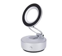 Yechiry Supporto Telefono Auto, Magnete Aspirazione Parabrezza (SILVER) | Supporto per Dashboard, Nano Aspirazione, Pad Lavabile, Silicone in Lega, Superfici in Plastica, Compatibile con Custodia,