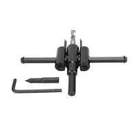 Yechiry Taglierina Circolare con Design della Lama Flessibile, Diametro Regolabile, Taglio Efficiente per Progetti Fai da Te e Lampade Spot, Materiale in Acciaio Legato (30-120 mm)
