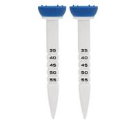 Yechiry Tee di Limite della Mazza in Plastica da 2 Pezzi, Design a Tripla Guida Regolabile in Altezza Mira Precisa, 5 Protuberanze Riducono al Minimo la Superficie di Contatto, Ideale per Il Golf