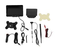 Yechiry Telecamera di Backup Wireless, Display Magnetico 1080P HD da 7 Pollici Alimentato Ad Energia Solare, Senza Cablaggio e Senza Perforazione, con Batteria Ricaricabile e