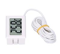 Yechiry Termometro Digitale Cablato Display LCD Compatto Misurazione della Temperatura per Uso Medico ABS di Alta qualità (WHITE)