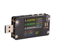 Yechiry Tester USB per Telefoni e Caricabatterie, 1,77 Pollici | Rilevamento PD QC2.0 QC3.0, da 4 a 24 V, da 0 a 6,5 A, voltmetro digitale per analisi di carica