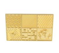 Yechiry Timbro per Cubetti di Ghiaccio, Rame, 5.9x3.9 Pollici | Motivi Eleganti, Rame , Creativo Personalizzato, Vassoio per Design di Cubetti di Ghiaccio per Cocktail e Whisky
