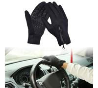 Yechiry Touchscreen Impermeabili e Antivento Termici Antiscivolo per Ciclismo Sci Eventi All'aperto Dimensioni 9,06x4,13 Pollici (BLACK)
