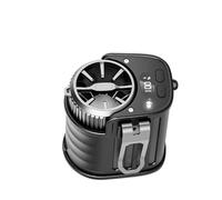 Yechiry Ventola a Cinghia Portatile, Potente Ventola in Vita Portatile Regolabile a Flusso d'aria con Luce a LED e Banco di Alimentazione da 8000MAH Wedable Neck Desk Cooler per Lavori di Viaggio