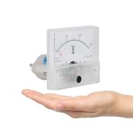 Yechiry Voltmetro Analogico con Precisione 2.5, Dimensioni Ridotte | Plastica resistente, leggera e portatile, per esperimenti, intervallo di corrente di prova CC 0-30 A