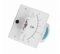 Yechiry Voltmetro Analogico con Precisione 2.5, Dimensioni Ridotte | Plastica resistente, leggera e portatile, per esperimenti, intervallo di corrente di prova CC 0-30 A