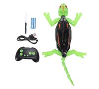 Yechiry Wall Crawler Gecko, Robot Giocattolo Rampicante, Meccanismo di Arrampicata Adattivo, Realistico, Lucertola Telecomandata, Giocattoli Scherzo Rampicanti per Bambini (Green)