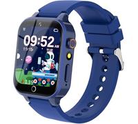 YEDASAH Smartwatch Bambini 13 Sveglie con 39 Giochi e Fotocamera | 100 Flashcard Inglese, Audiolibri Inglesi, Video, Contapassi, Sveglia, Cronometro, Calendario, Torcia, Musicale