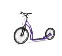 YEDOO Monopattino Mula Y40 - Monopattino per adulti con pneumatici 20/16 e capacità di carico fino a 150 kg, monopattino con supporto e pedana rimovibile antiscivolo, colore: Viola