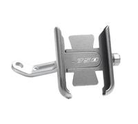 YEDWEW Per Per Z750 Z750R Z750S CNC Manubrio Specchietto Retrovisore Supporto O Per Telefono Per Moto Supporto Porta Telefono da Manubrio Moto(Mirror type Silver)