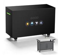 YedZen Copertura per tavolino Keter Unity XL, per barbecue, lunghezza 137 x larghezza 58 x altezza 85 cm, 600D, in PVC, impermeabile, per esterni, resistente alle intemperie