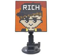 YedZen Pixel Art - Cornice digitale con display a LED, 32 x 32 RGB, pannello LED Bluetooth programmabile, 131 x 128 mm, con controllo tramite app e connessione Bluetooth, per sala giochi, decorazione