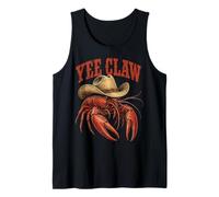 Yee Claw Crawfish Cowboy Hat Cajun Crawfish Funny Canotta