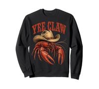 Yee Claw Crawfish Cowboy Hat Cajun Crawfish Funny Felpa