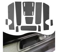YEE PIN 2023 2024 Avengers Tappetini Elettrici in Gomma Compatibili con Jeep Avengers 2023 2024 Tappetini Antiscivolo per Console Centrale, Scatola di Immagazzinaggio Avengers Interni (Nero)