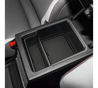 YEE PIN MG4, scatola di immagazzinaggio compatibile con MG 4 MG4 EV 2022 2023, organizer per braccioli, accessori con tappetino antiscivolo (nero)