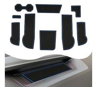 YEE PIN T Cross 2022 Tappetini in gomma compatibili con V W T Cross 2018-2022 Tappetini antiscivolo per console centrale, scatola di immagazzinaggio interno (blu)
