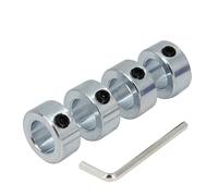 Yeebyee 3/4" foro albero collare con nichelato solido acciaio stile vite di regolazione albero collare per macchine e uso industriale, 4 pezzi/confezione