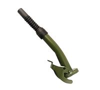 Yeeda Beccuccio per carburante, beccuccio in metallo, adattatore per beccuccio, flessibile, durevole, per 5/10/20 l Gerry Jerry Cans, verde scuro