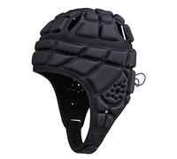 Yeeda Casco da calcio da rugby, regolabile, morbido imbottitura, protezione per la testa, per bambini, adulti, per il gioco, per il calcio, il rugby