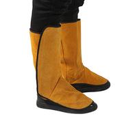 Yeeda Ghette ignifughe per saldatore, stivali di sicurezza, resistente all'abrasione, ignifugo per la protezione dei piedi