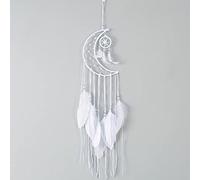 Yeeda Mini acchiappasogni fatti a mano, campanelli a vento di luna, rete acchiappasogni, decorazione da appendere, decorazione per stanza, auto, casa, cameretta dei bambini, camera da letto,