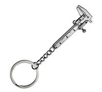 Yeeda Portachiavi Calibro a corsoio, Portachiavi in Miniatura con nonio Tascabile, Ciondolo Calibro a corsoio Tascabile, Portachiavi Modello a corsoio per misurare Strumenti di misurazione