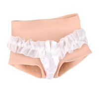 YEEFAIRY Intimo Contour in Silicone per Crossdresser Slip Realistici con Aspect Femminile Artificiale Funzionalità per Transgender MTF Cosplay e Cross Dressing (Pelle Chiara, Taglia L)