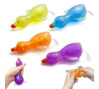 Yeefunjoy 4 Pezzi Giocattoli da Spremere, Anatra Squishy Giocattolo Antistress Taba Squishy Palline Antistress Squeeze Giocattolo Ultra Morbido, Sensoriale Fidget Giocattolo per Bambini e Adulti