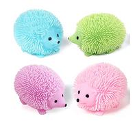 Yeefunjoy 4 Pezzi Pallina Giocattoli Antistress, luminoso Spremere Giocattolo, LED Giocattoli Luminosi, Anti Stress Squeeze Ball, Palla Alleviare l'Ansia Bounce Sensory Toys per Bambini e Adulti