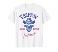 YEEHAW BONE RIDER Islanda Vacanze all'aperto Maglietta