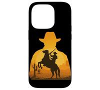 Yeehaw Cappello da cowboy Western Wild West Southern Country Rodeo Custodia per iPhone 14 Pro