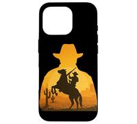 Yeehaw Cappello da cowboy Western Wild West Southern Country Rodeo Custodia per iPhone 16 Pro