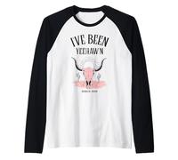 Yeehaw Cowgirl Western Country Yeehaw'n da Allora 2018 Maglia con Maniche Raglan