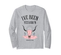 Yeehaw Cowgirl Western Country Yeehaw'n dal 1961 Maglia a Manica
