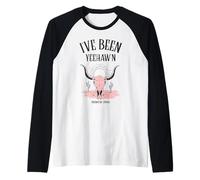 Yeehaw Cowgirl Western Country Yeehaw'n dal 1961 Maglia con Maniche Raglan