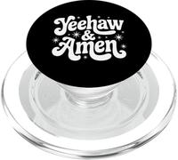 Yeehaw e Amen Southern Christian Girl Religious PopSockets PopGrip per MagSafe