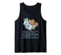 Yeehaw Meemaw - Cappello con Fiore e Cappello Divertente Canotta