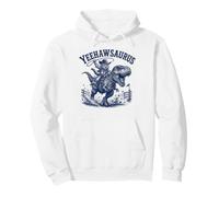 Yeehawsaurus - Divertente Rodeo Western con Dinosauri Felpa con Cappuccio