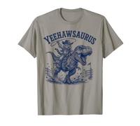 Yeehawsaurus - Divertente Rodeo Western con Dinosauri Maglietta