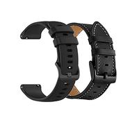 Yeejok Cinturino per orologio da polso da 22 mm, compatibile con Fossil Gen 5E 44 mmGen5 da uomo Carlyle Garrettda donna Gen 5 Julianna, cinturino sportivo in silicone + cinturino in vera pelle,